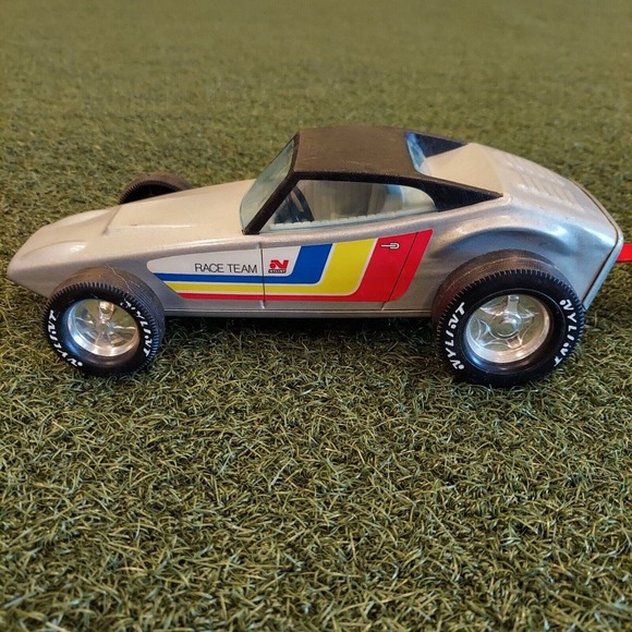 Vintage Race Car Hot Rod Vehicle Race Team Nylint Car and Trailer - Picture 2 of 9